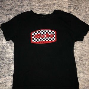 Black brandy Melville Hawaii top